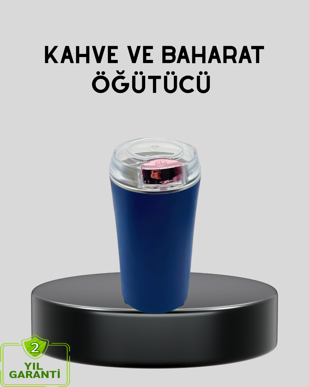 2-147 Paslanmaz Çelik Kahve ve Baharat Öğütücü – Otomatik Mekanizma - Vipsepet - Görsel 1