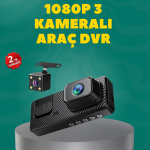 Full HD 1080P Araç Kamerası | Gece Görüşlü, Döngü Kayıt ve Geri Görüş - Vipsepet