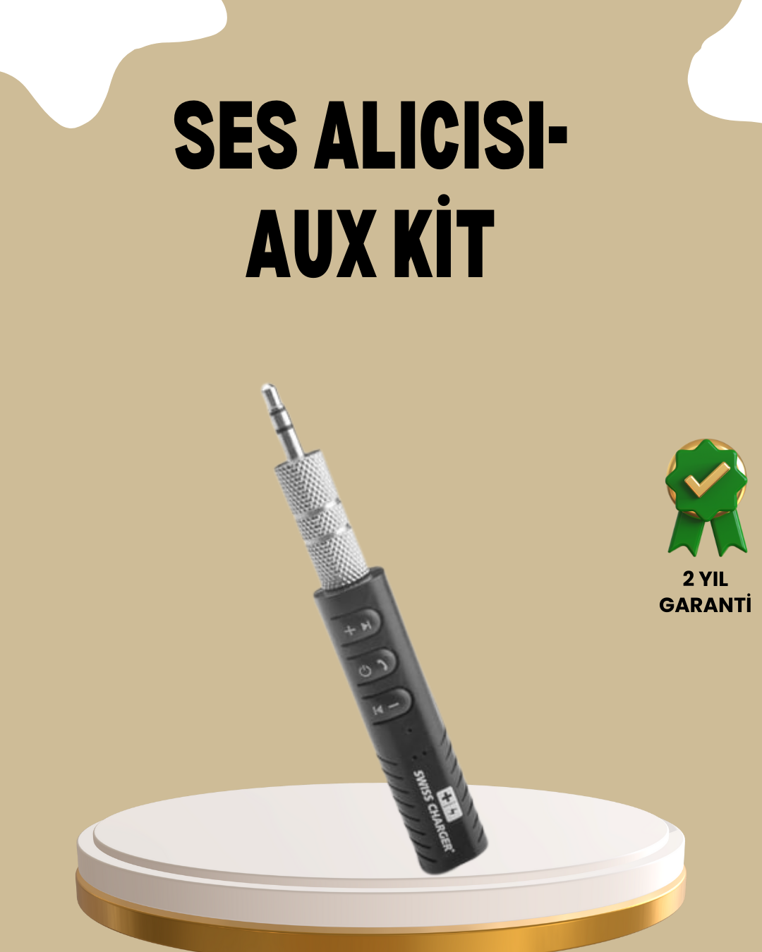 2-15 Mini Bluetooth Ses Adaptörü – Hoparlör, Araç Radyosu ve Kulaklık İçin - Vipsepet - Görsel 1