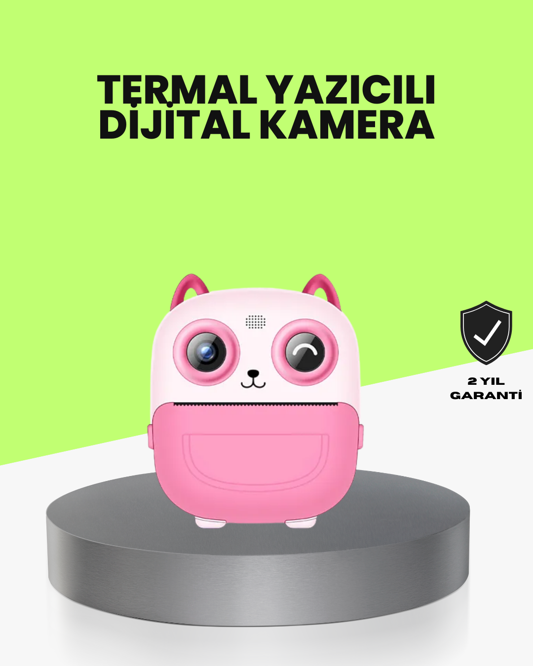 2-151 Termal Baskı Özellikli Çocuk Kamerası 1080P Video Destekli - Vipsepet - Görsel 1