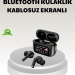 Bluetooth 5.3 ANC Kablosuz Kulaklık – Dokunmatik Kontrol, Dijital Ekran ve Uzun Pil Ömrü - vipsepet