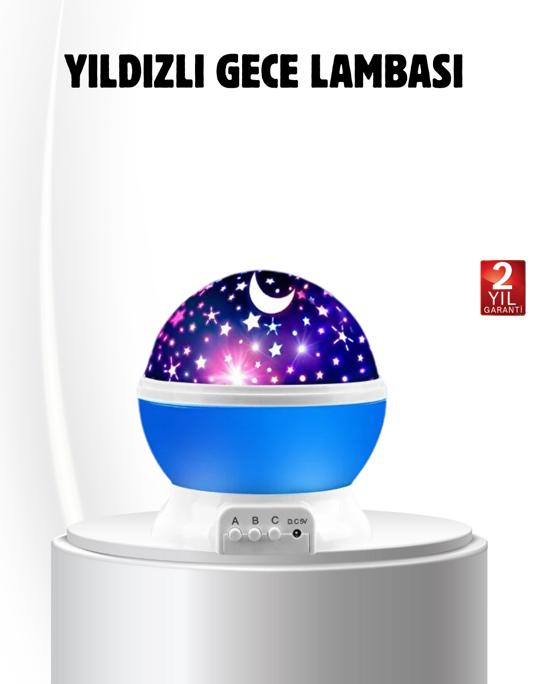 2-155 LED Gece Lambası 6 Renk Seçenekli Yumuşak Işıklı Uyku Yardımcı Lamba - Vipsepet - Görsel 1