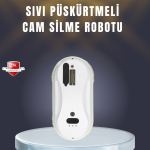 2800 Pa Güçlü Emişli Akıllı Cam Temizleyici Robot - Vipsepet