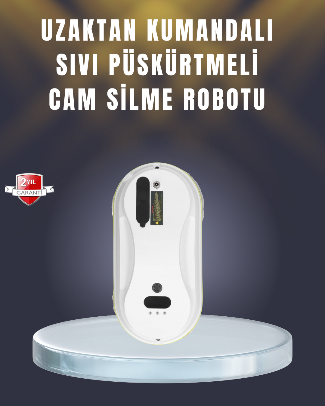 2-156 2800 Pa Güçlü Emişli Akıllı Cam Temizleyici Robot - Vipsepet - Görsel 1