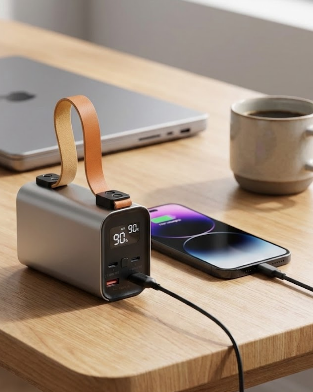 2-165 50000mAh Yüksek Kapasiteli Power Bank Çoklu Çıkışlı Fast Charge - vipsepet - Görsel 1