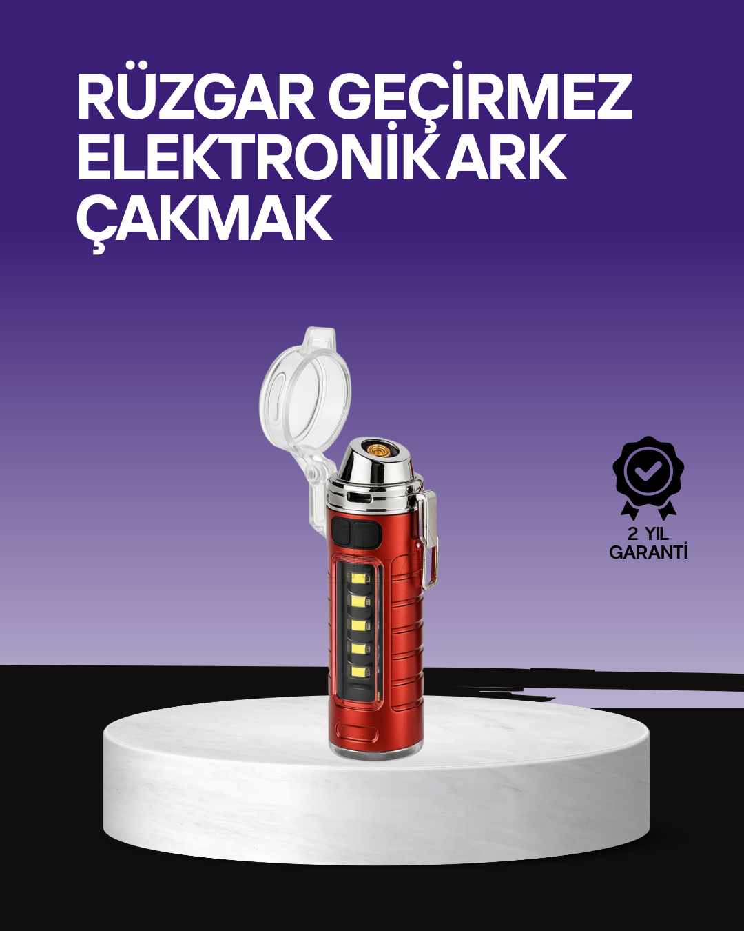 2-165 Outdoor Uyumlu Elektrikli Çakmak Fener - Vipsepet - Görsel 1