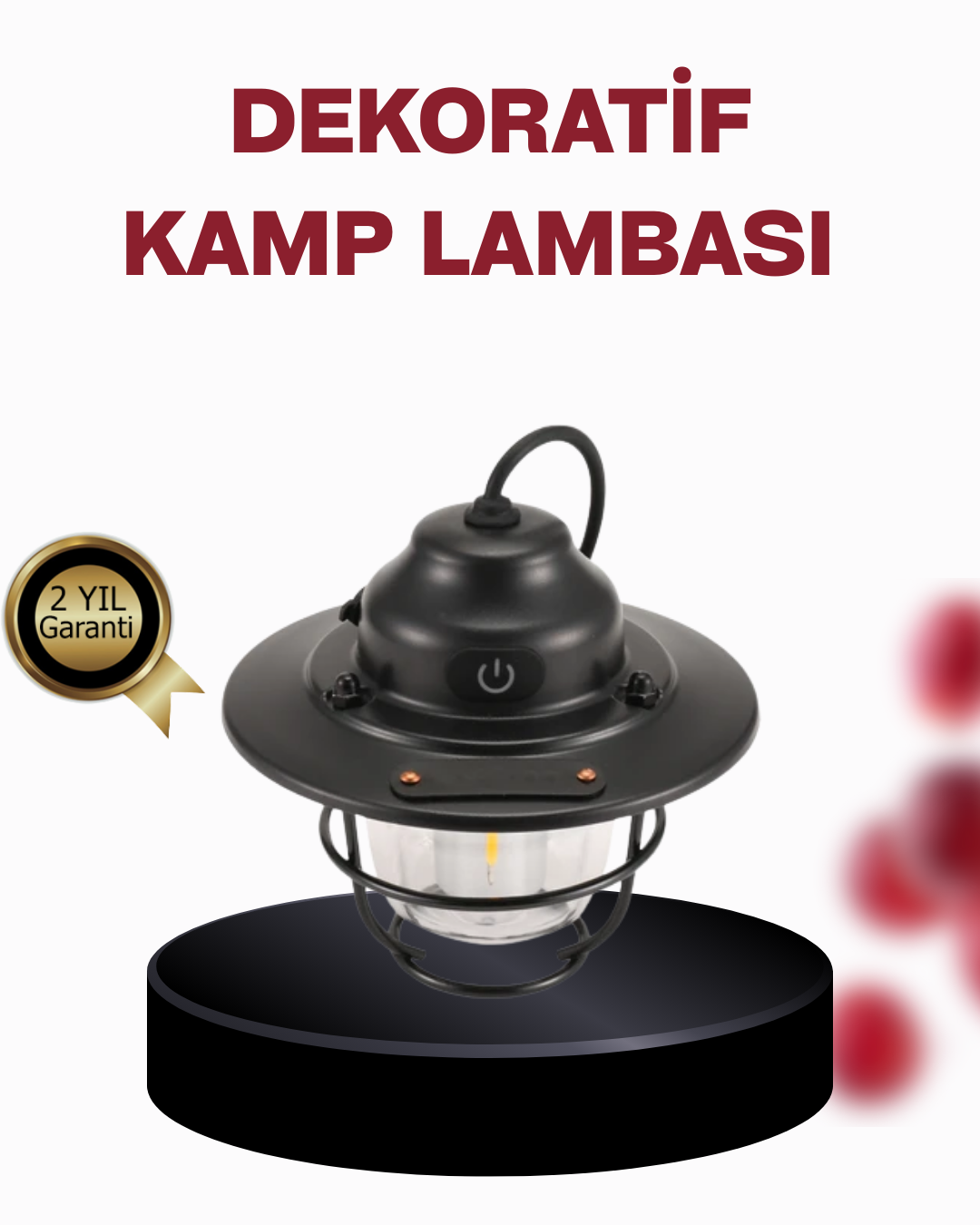 2-168 Su Geçirmez Taşınabilir Çadır Gece Lambası - Vipsepet - Görsel 1