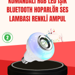 Akıllı LED Ampul – E27 Uyumlu ve Müzik Çalarlı Tasarım - Vipsepet