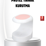 LED Mini Oje Kurutucu Taşınabilir Hızlı Kuruma Cihazı 3 LED Işıklı - Vipsepet
