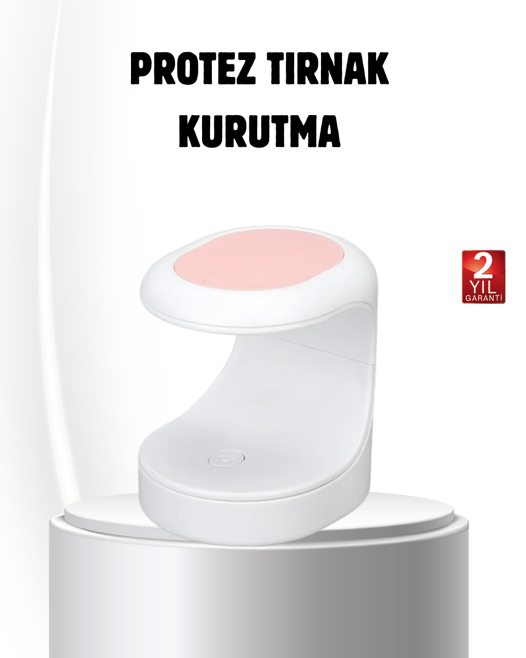 2-179 LED Mini Oje Kurutucu Taşınabilir Hızlı Kuruma Cihazı 3 LED Işıklı - Vipsepet - Görsel 1