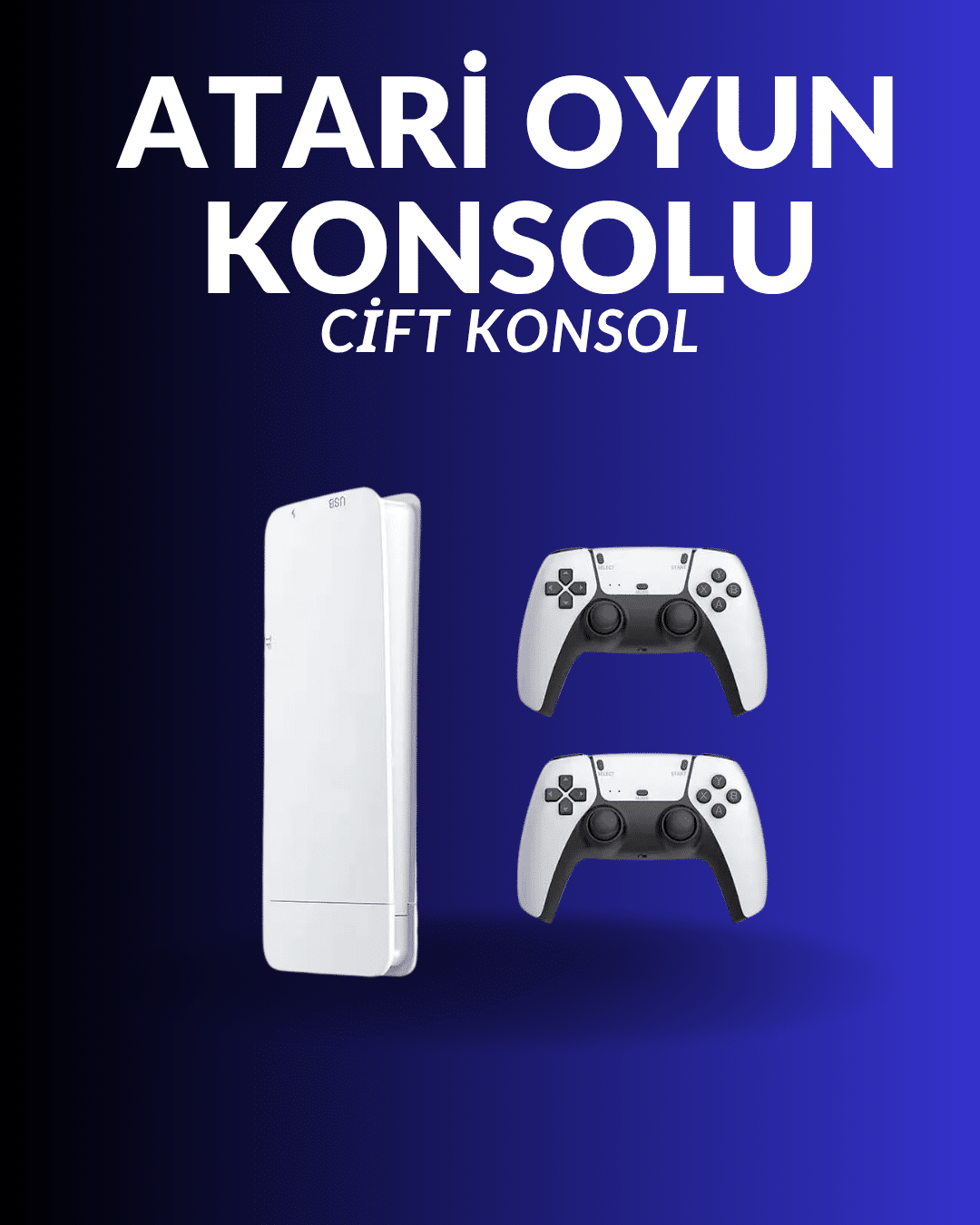 2-18 HDMI Çıkışlı Çift Kablosuz Kollu Retro Game Stick – M15 - Vipsepet - Görsel 1