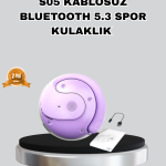 Bluetooth 5.3 S05 Kablosuz Kulaklık IPX4 Spor Uyumlu Suya Dayanıklı Stereo - vipsepet