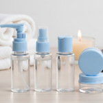 Taşınabilir 5 Parça Seyahat Kozmetik Seti 30 ml Sızdırmaz - Vipsepet