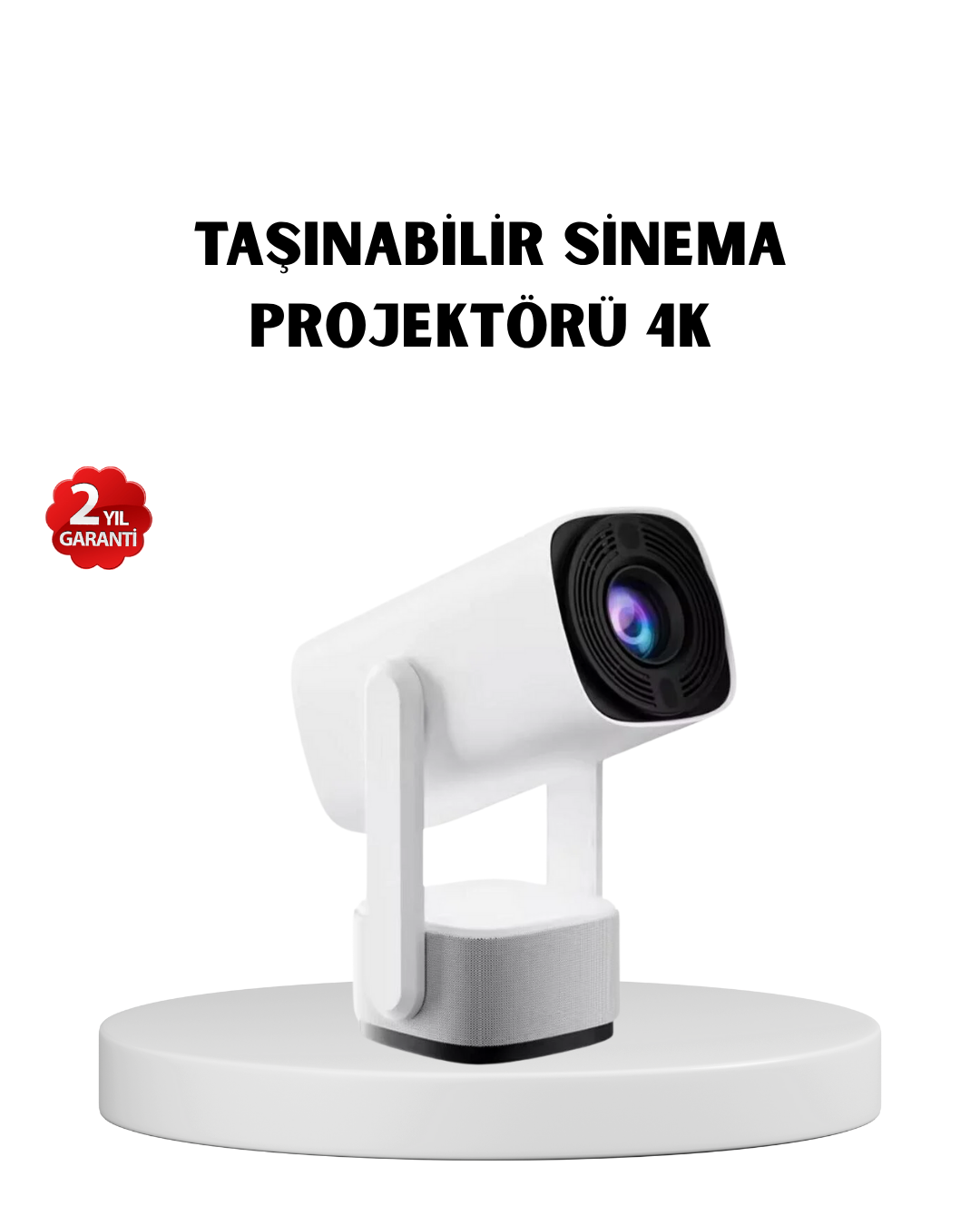 2-199 720p HD Projeksiyon Cihazı – Uzun Ömürlü Ampul, Canlı Renkler ve Evde Sinema Keyfi - Vipsepet - Görsel 1