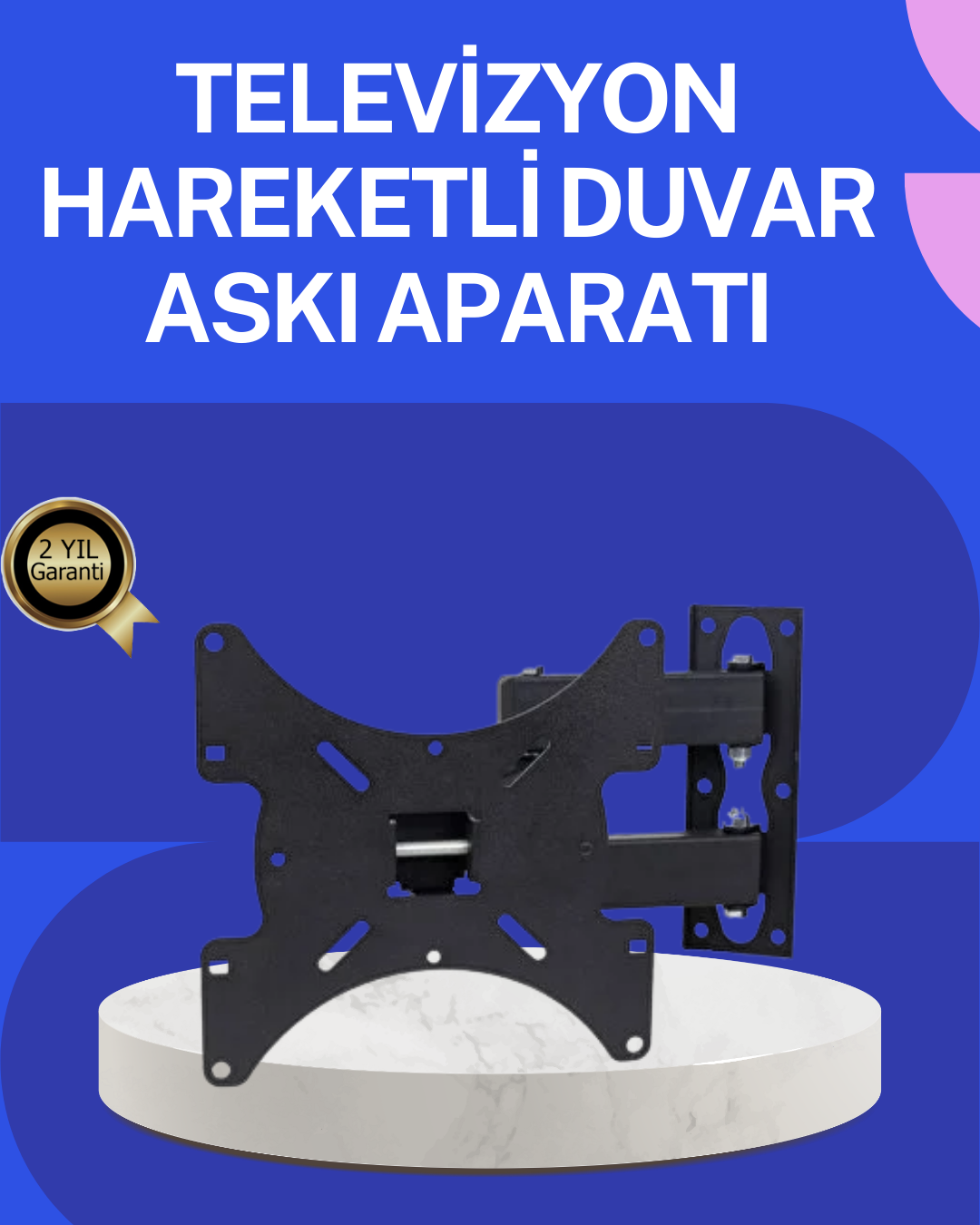 2-20 LED LCD TV Duvar Askı Aparatı Hareketli ve Döner - Vipsepet - Görsel 1