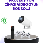 2.4G Kablosuz Destekli Oyun ve Film Projeksiyonu Ev Kullanımı İçin - Vipsepet
