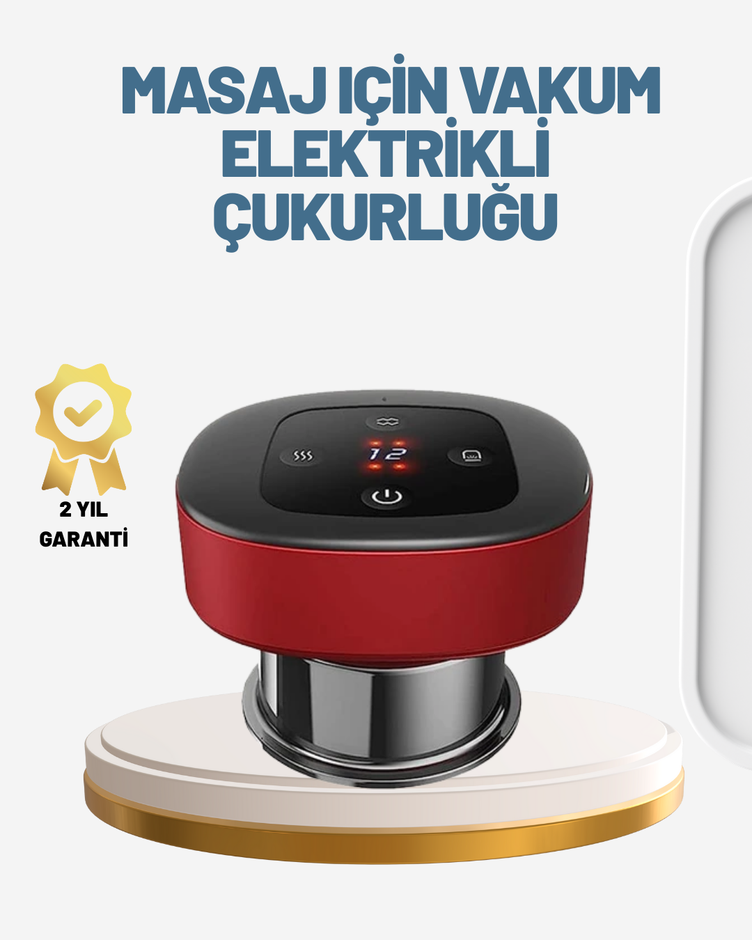 2-208 Akıllı Vakumlu Kupa Masaj Cihazı Ağrı Giderici ve Rahatlatıcı Terapi - Vipsepet - Görsel 1