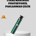 Şarjlı Erkek Tıraş Makinesi – 180 Dakika Pil Ömrü, 2.5 Saat Hızlı Şarj, USB ve Powerbank Uyumlu - vipsepet