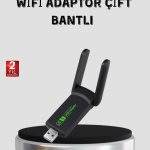 1200 Mbps Dual Band WiFi Adaptör – 5.8G  Ve  2.4G Çift Antenli - Vipsepet