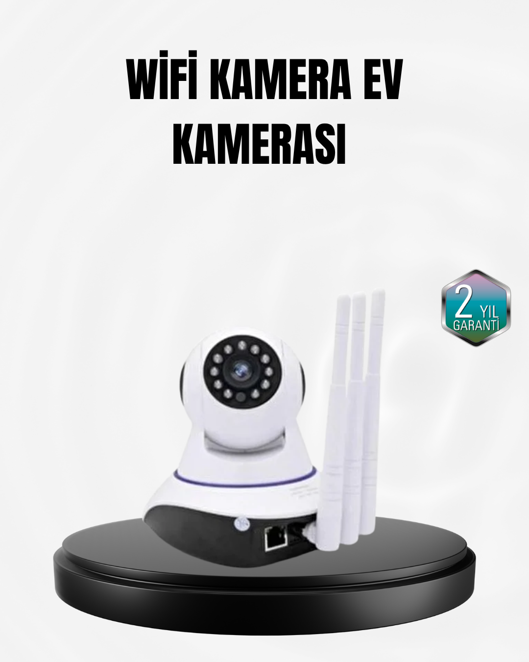 2-217 Akıllı IP Güvenlik Kamerası – 1080P HD, Gece Görüşlü, Hareket Algılamalı - Vipsepet - Görsel 1
