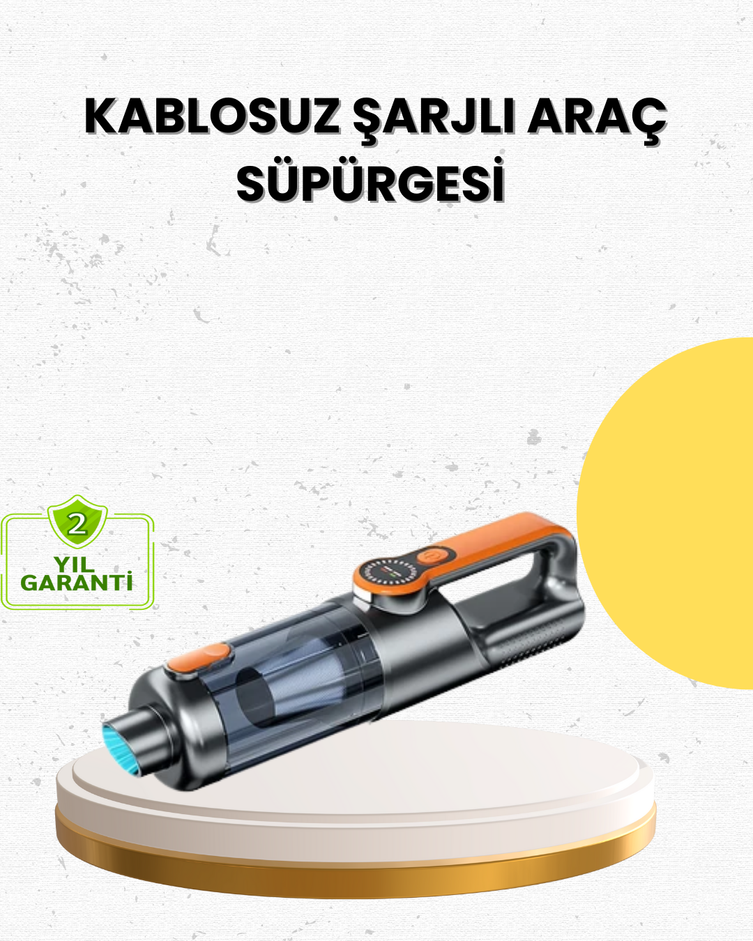2-226 Mini El Süpürgesi Çok Başlıklı Kablosuz Vakum Güçlü Emiş Numaratör Hediyeli - Vipsepet - Görsel 1
