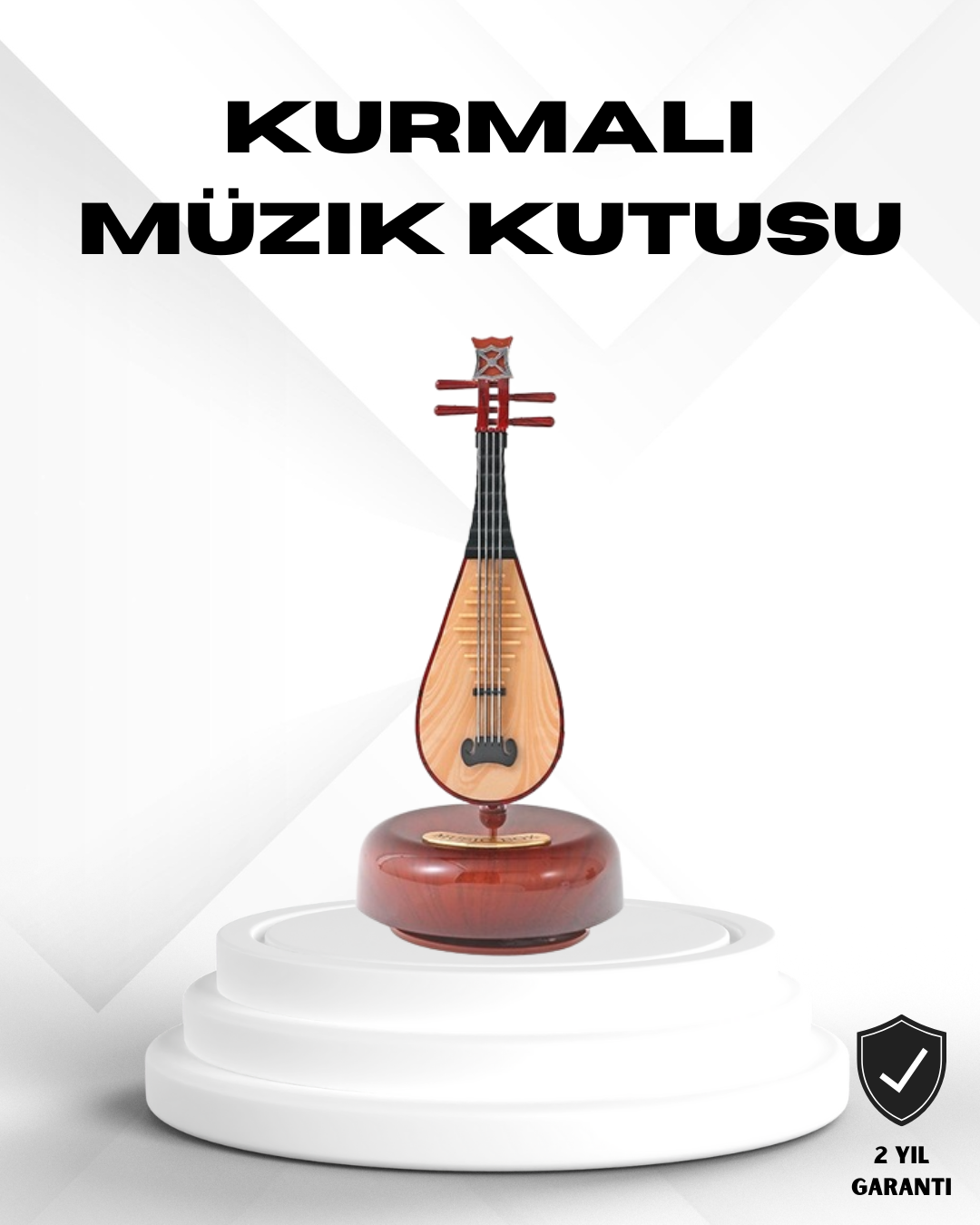2-23 Figürlü Müzik Kutusu Zarif Melodili Dekoratif Model - Vipsepet - Görsel 1