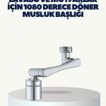 Çok Yönlü Dönebilen Musluk Başlığı 2 Fonksiyonlu Su Akışı - Vipsepet