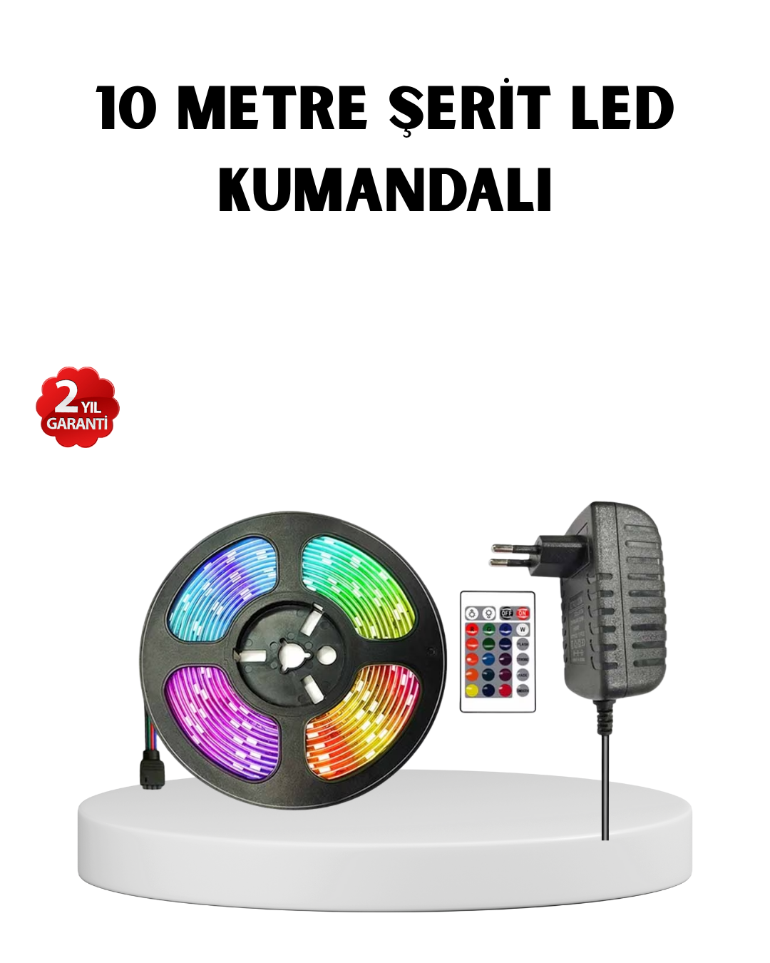 2-24 Renkli Smart LED Şerit – Suya Dayanıklı, Esnek, Enerji Tasarruflu - Vipsepet - Görsel 1