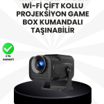 WiFi6 ve Bluetooth 5.4 Destekli LED Projektör - HCS350pro - Vipsepet
