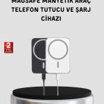 MagSafe Uyumlu Kablosuz Powerbank – Güçlü Mıknatıs, Hızlı Şarj, Kompakt Tasarım - vipsepet