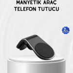 Araç İçi Manyetik Telefon Tutucu Güçlü Klipsli ve 360 Derece Ayarlanabilir - Vipsepet