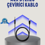 iPhone Lightning 3.5mm Aux Çevirici Kablo JH-023 Stereo Ses Aktarıcı - Vipsepet