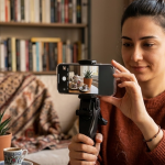 Masaüstü Telefon Tripodu Katlanabilir Telefon Tutucu Video Çekim Standı - vipsepet