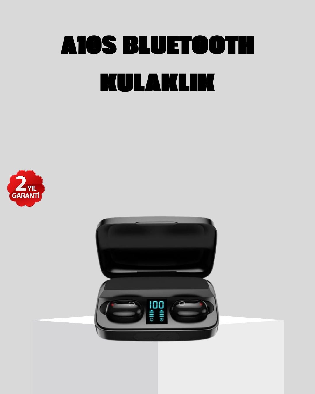 2-34 A10s Kablosuz Bluetooth Kulaklık – 1800mAh Powerbank, Otomatik Eşleşme, iOS/Android Uyumlu - vipsepet - Görsel 1