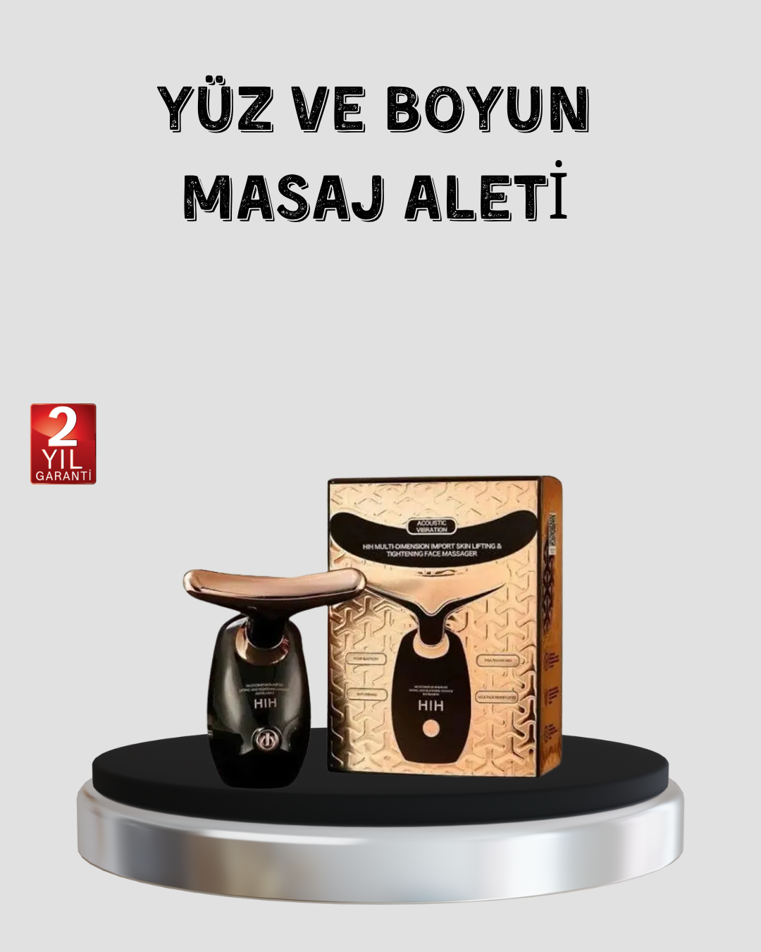 2-37 Titreşimli Cilt Gençleştirme Cihazı Yüz ve Boyun Sıkılaştırıcı - Vipsepet - Görsel 1