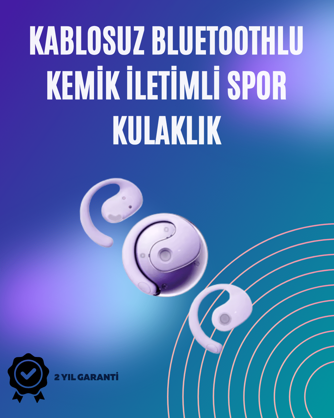2-38 S05 Bluetooth Kulak İçi Spor Kulaklık – Gürültü Azaltıcı Mikrofon - vipsepet - Görsel 1