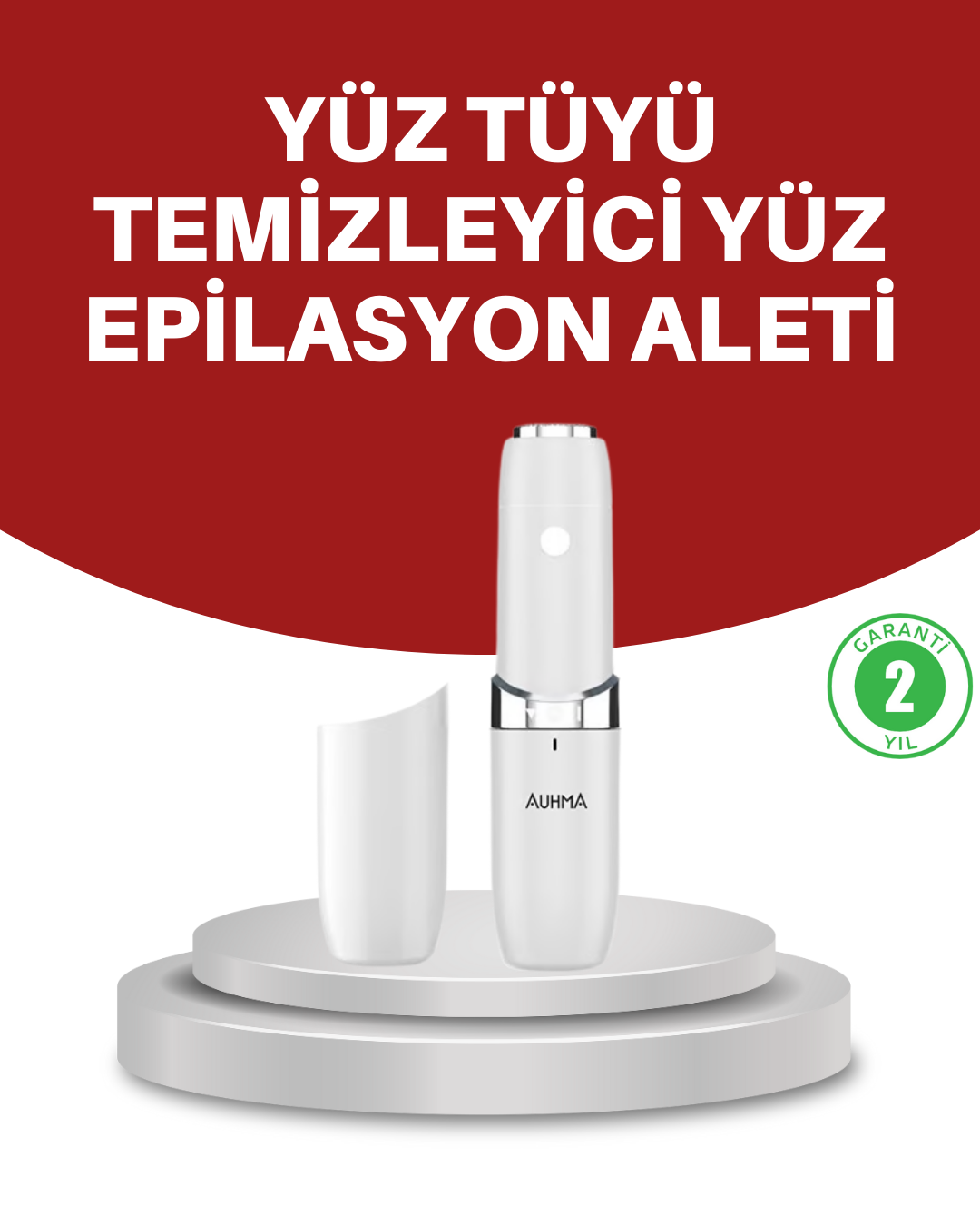 2-38 Kadınlar İçin Yüz Tüy Alma Cihazı Nazik ve Etkili Kullanım - Vipsepet - Görsel 1