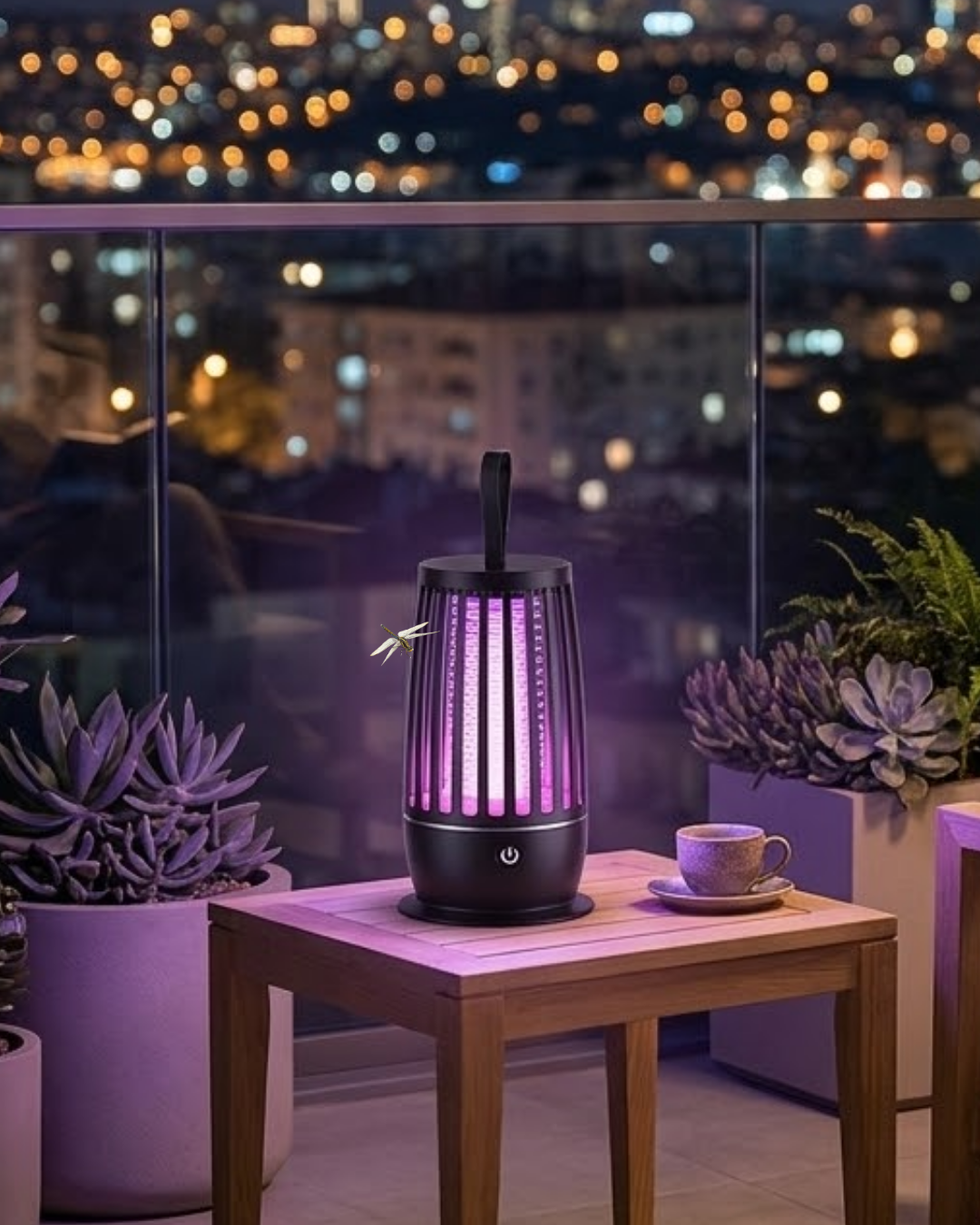 2-39 UV Mor Işık Elektrikli Böcek Öldürücü Lamba Gece Aydınlatmalı Sessiz ve Güvenli Kullanım - Vipsepet - Görsel 1
