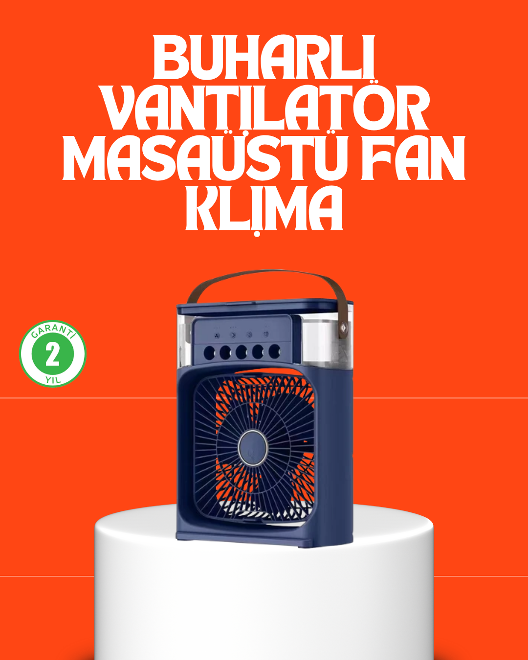 2-43 Ayarlanabilir Hız ve Yönlü Yüksek Performanslı Masaüstü Fan - Vipsepet - Görsel 1