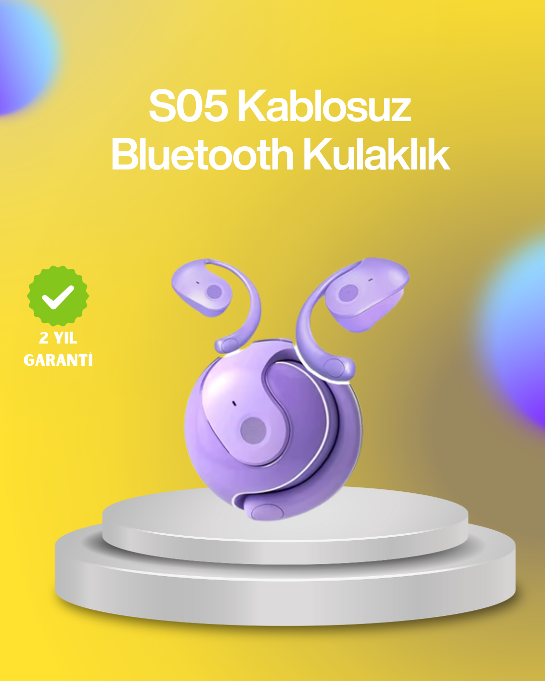 2-43 kulak arkası Bluetooth Kulaklık, Gürültü Azaltma - vipsepet - Görsel 1