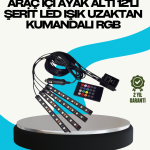 Yüksek Parlaklık Ayarlı RGB LED Ekran Kayan Yazı ve Grafik Destekli Esnek Panel - Vipsepet