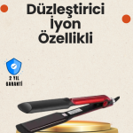 Elektriklenmeyi Azaltan İyonlu Saç Düzleştirici – Titanyum Plaka ve Şık Tasarım - Vipsepet
