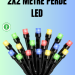 Su Geçirmez Pil Çalışan LED Perde Işık – İç ve Dış Mekan - Vipsepet