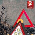 Solar Şarjlı Çok Fonksiyonlu Reflektör Işıklı Ikaz Lambası Acil Durum Reflektörü Acil Durum Uyarı Lambası - Vipsepet
