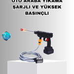 21V Akülü Basınçlı Yıkama Makinesi Çift Akülü ve Hızlı Şarj Özellikli - Vipsepet