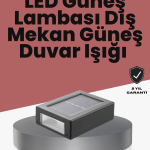 Bahçe ve Balkon İçin Güneş Enerjili Lamba - Vipsepet