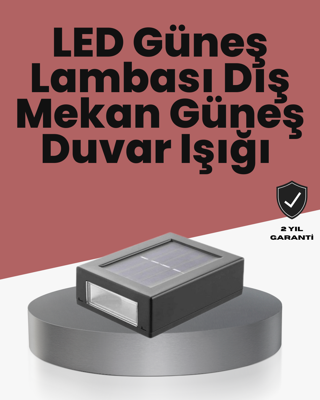 2-51 Bahçe ve Balkon İçin Güneş Enerjili Lamba - Vipsepet - Görsel 1
