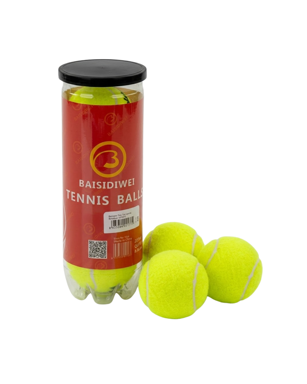 2-51 Tenis Topu 3’lü Set Dayanıklı Antrenman ve Maç Topları - Vipsepet - Görsel 1