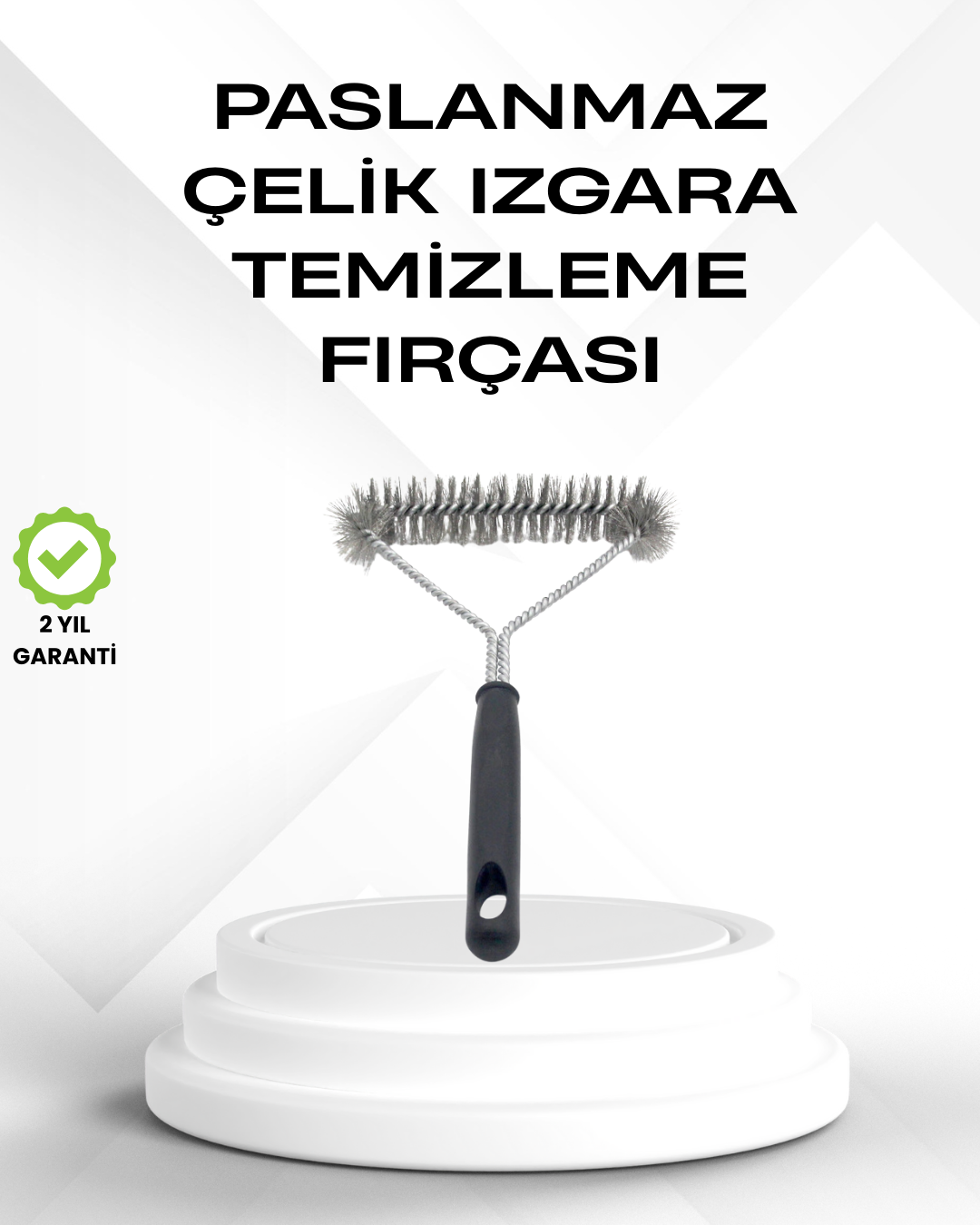 2-51 Tel Izgara Temizleme Fırçası BBQ Sonrası Kolay Temizlik - Vipsepet - Görsel 1