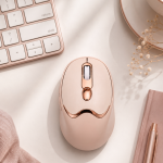 Bluetooth ve 2.4G Destekli Sessiz Kablosuz Mouse Şarjlı Tasarım - Vipsepet
